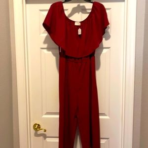 Maroon Brand New cropped romper